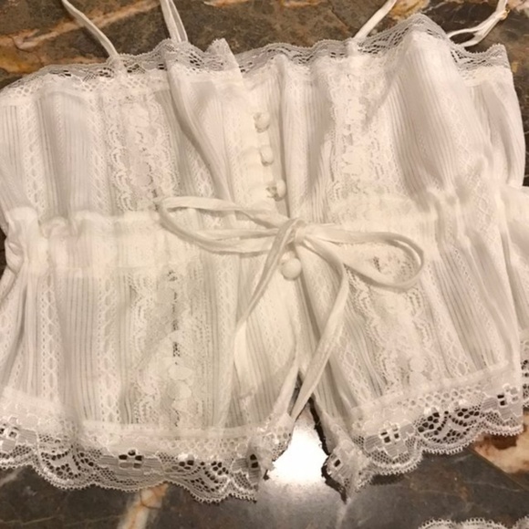 ♥️New Delicate White Two Piece PJ/ Lingerie Set♥️ - Picture 3 of 3